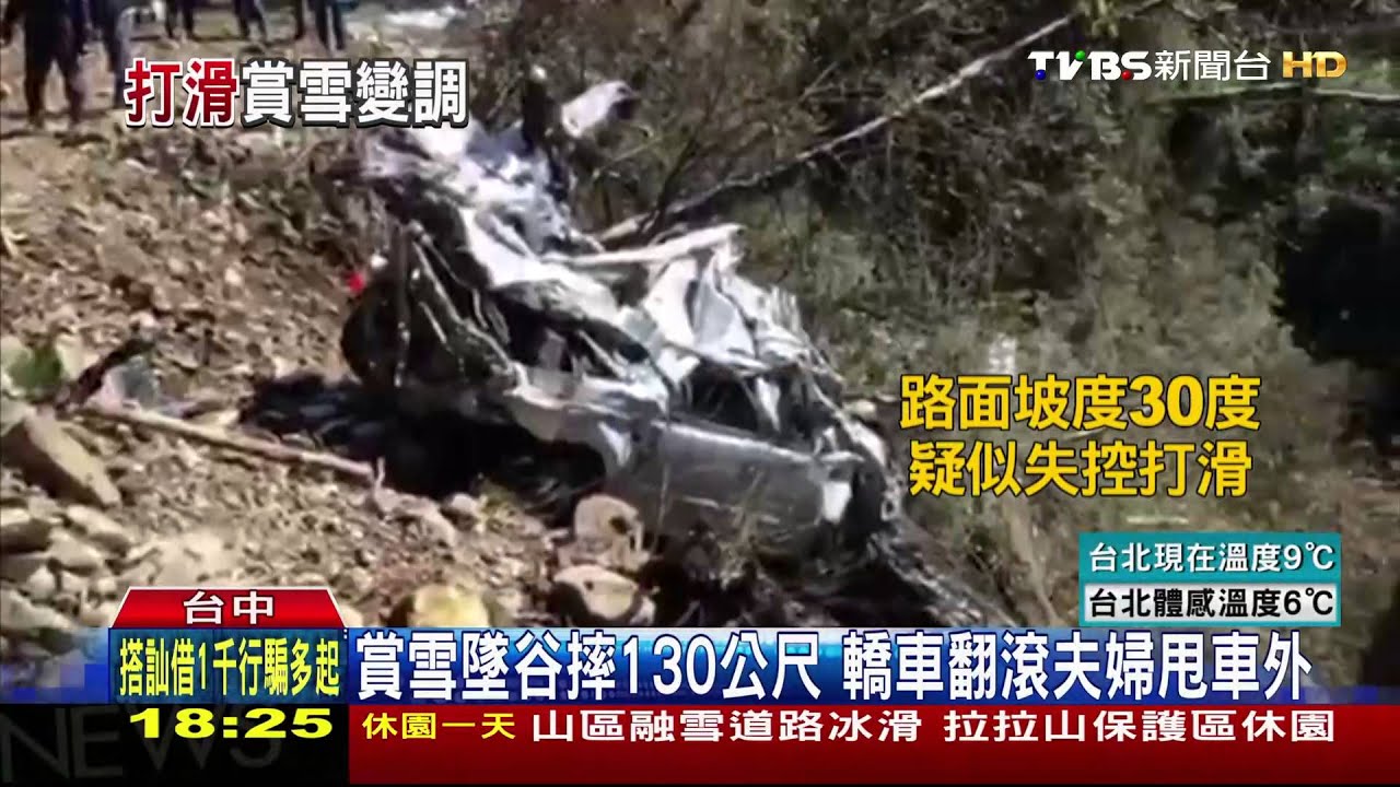 慟！市刑大小隊長偕妻子賞雪　墜谷雙亡