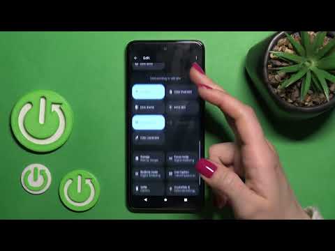 How to Edit the Notification Panel Shortcuts on a MOTOROLA Moto G53 - Change Control Panel Layout