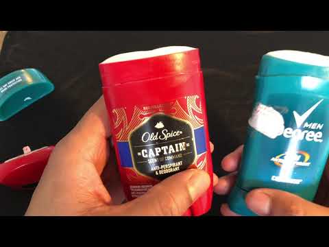 Part of a video titled Old Spice vs Degree Deodorant - YouTube