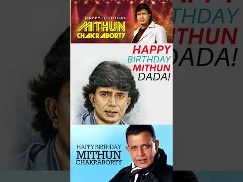 Happy Birthday Mithun Chakraborty Sir || Birthday 16 June || shorts