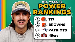 Our Week 13 NFL Power Rankings