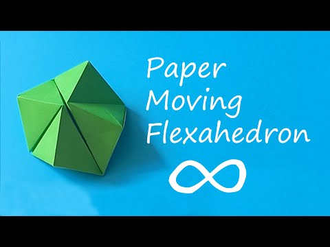 Easy Origami Magic Transforming Flexahedron
