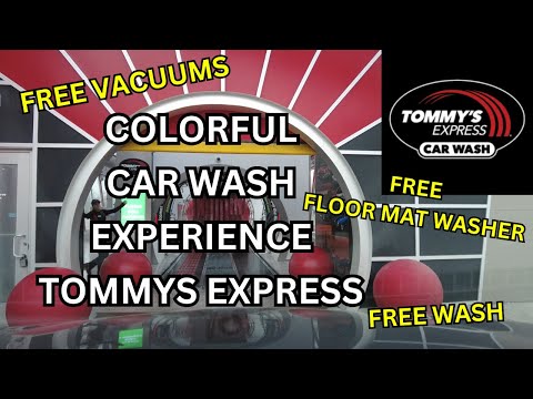 Best Car Wash Tour / Review Tommy's Express - CAR WASH DRIVE-THROUGH - Free Stuff Updated Review