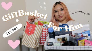 MAKING MY BOYFRIEND A VALENTINE'S DAY GIFT BASKET | SHOP with me | Gift Idea for Him | Paulina Rosie