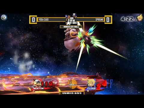 Ultra WBB #139 | Spirunk (Cloud) vs Yoda Cage (Morton, MK) - Winners Qtr - Sm4sh