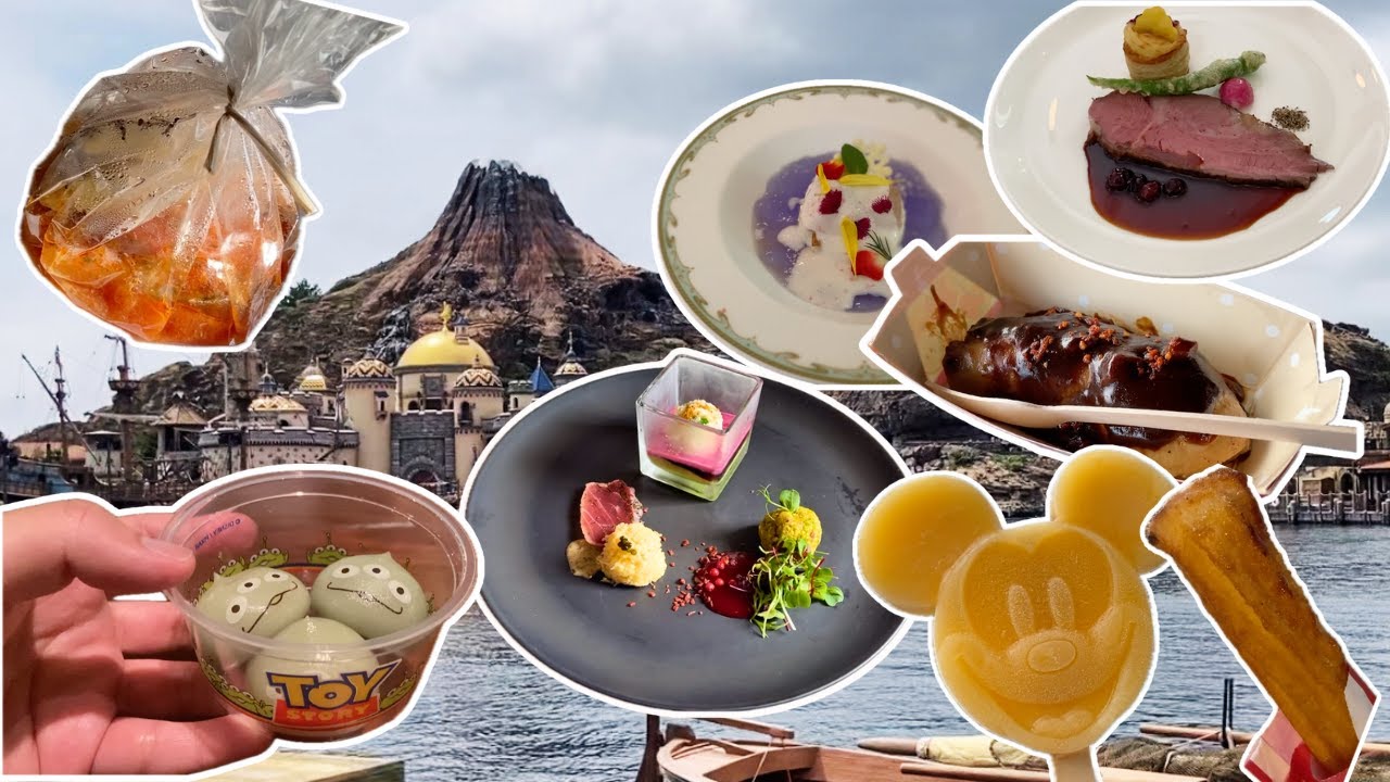 Trying Tokyo Disney Sea food