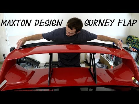 2017 WRX Maxton Design Spoiler Gurney Flap