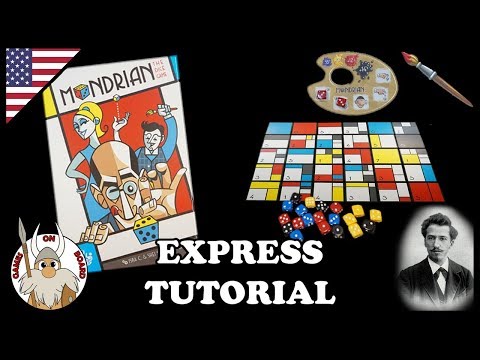 Mondrian: The Dice Game, Express Tutorial (ENGLISH) -Games On Board-