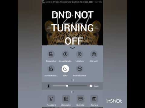 Solved  Do not disturb not turning off