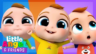 Learning New Feelings | Emotions Song | Little Angel And Friends Kid Songs