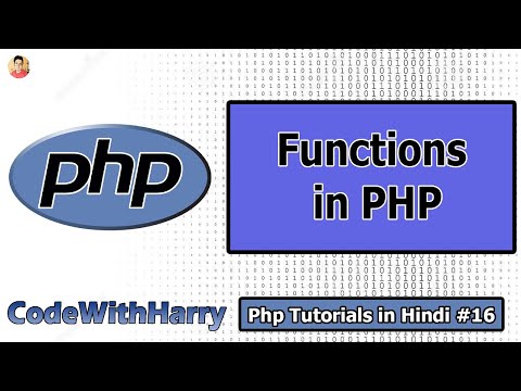 Functions in Php | PHP Tutorial 16