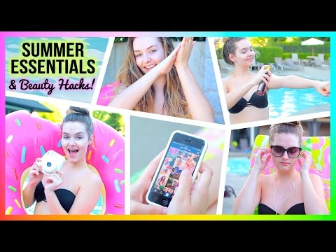 Summer Essentials & Beauty Hacks! Video