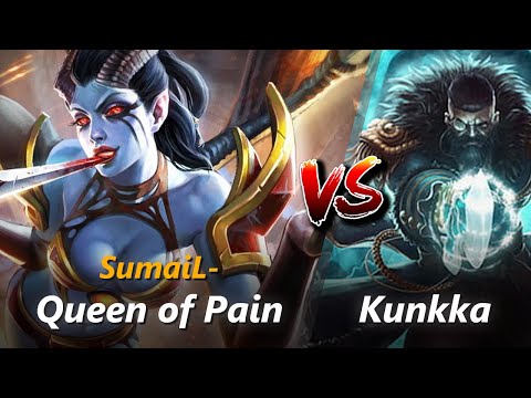 SumaiL- mid Queen of Pain vs Kunkka | First 10 minutes