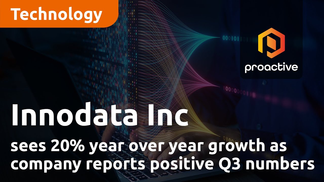 Innodata Inc sees 20% year over year growth as company reports positive Q3 numbers
