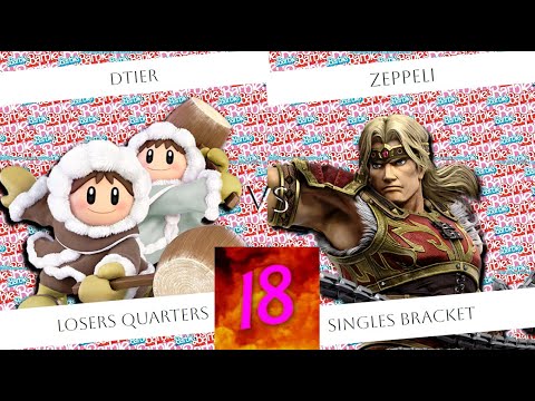 CenCal Clash 18 - Loser's Quarters - Dtier (Ice Climber) vs Zeppeli (Simon, Richter)