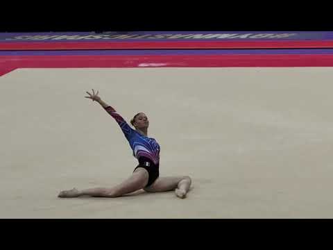 Morgane Osyssek Reimer - Floor (scary fall) - Paris World Cup 2025