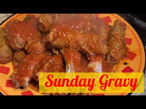 Our Grandma’s Italian Sunday Gravy - Made with Love