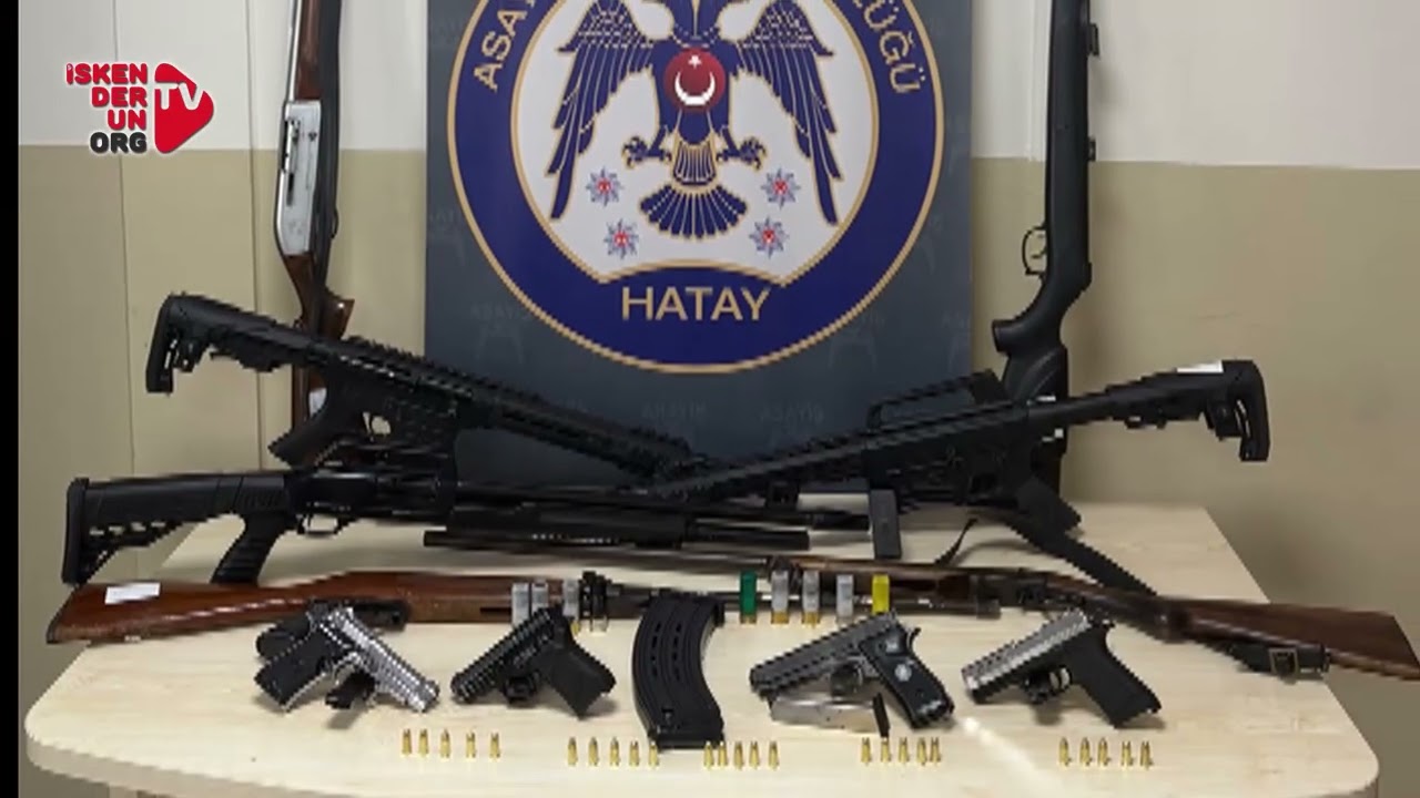 Hatay’da Ruhsatsız Silah Operasyonu…