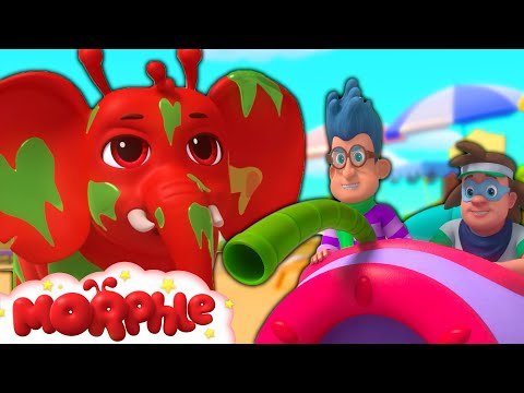 Morphle Gets Slimed! | Morphle 3D | Learn ABC 123 | Fun Cartoons | Moonbug Kids