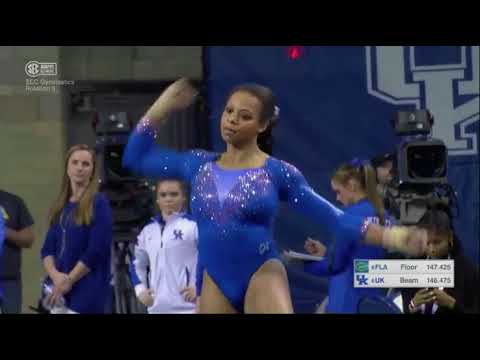 Kennedy Baker (Florida) 2018 Floor vs Kentucky 9.9