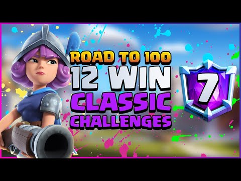Road to 100 12 Win Classic Challenges with Xbow: #7 — Clash Royale