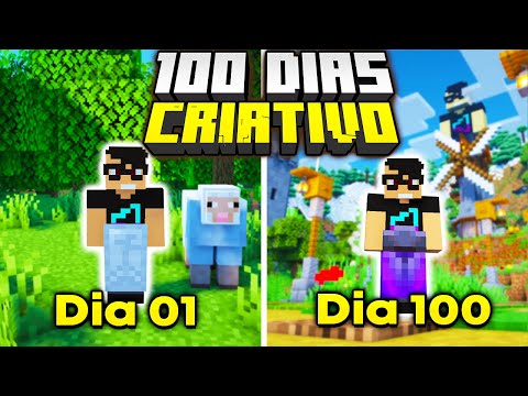 SOBREVIVI 100 DIAS NO MINECRAFT CRIATIVO 1.19 - O FILME