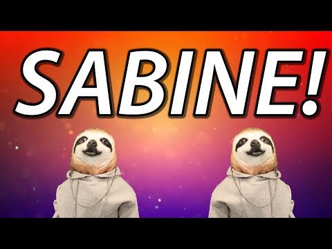 HAPPY BIRTHDAY SABINE! - SLOTH HAPPY BIRTHDAY RAP