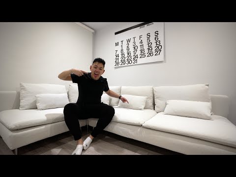 BOUGHT A NEW SOFA! THE IKEA SODERHAMN SOFA - UNBOXING AND ASSEMBLY - IS IT EASY TO BUILD?