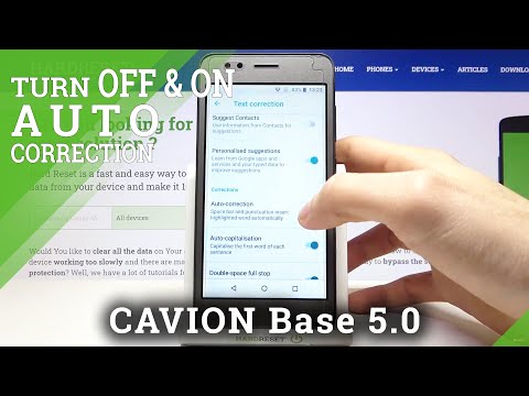 How to Turn On Autocorrection in CAVION Base 5.0 – Manage Autocorrection Option