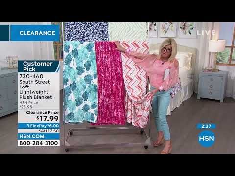 South Street Loft Lightweight Plush Blanket  Prints