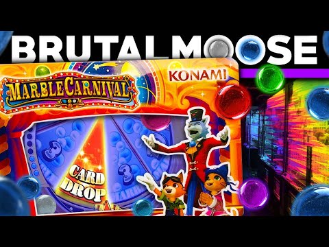 Losing my marbles at the arcade.