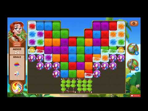 Lost Island Blast Adventure Level 1632 NO BOOSTERS - A S GAMING ✔