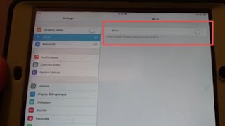 iPad Mini: Fix WiFi Grayed Out or Disabled
