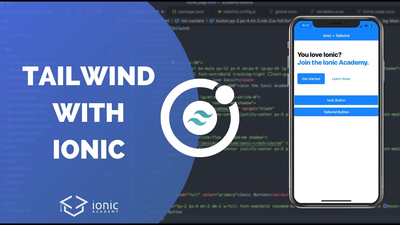 How to Use Tailwind with Ionic