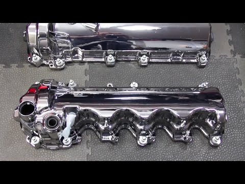Ford Racing Chrome Valve Cover Installation on 2010 Ford Mustang GT