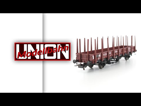 Rbmms 55 FÄHRBOOT RUNGENWAGEN 🚆 Modellbahn Union Produktvorstellung in H0