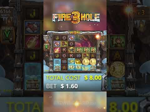 Crazy non bonus buy max win on Fire in the Hole 3!