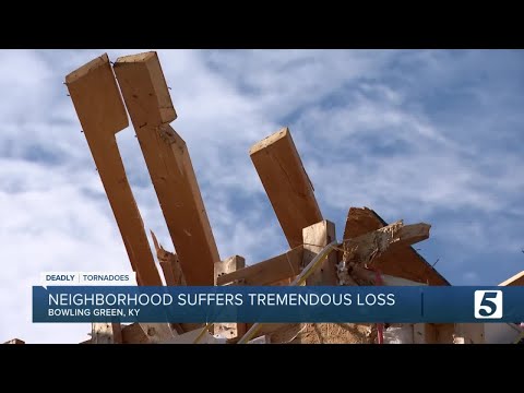 Bowling Green neighborhood suffers tremendous loss from weekend tornado