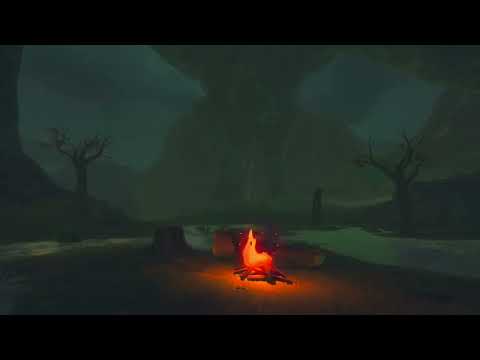 Relaxing Zelda Music with Campfire Ambience
