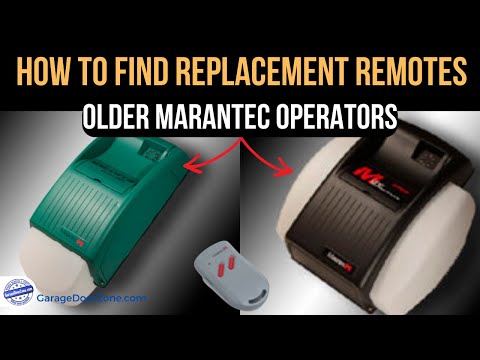 Marantec Mac-Lift & M-Line Openers - How to Find A Compatible Remote and Alternate Option