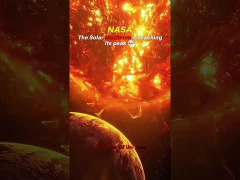 Solar Storm vs Earth's Magnetic field 💀 #Space #Earth #Sun