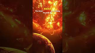 Solar Storm vs Earth's Magnetic field 💀 #Space #Earth #Sun