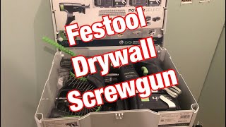 Festool DWC 18 Drywall Screwgun Thoughts!