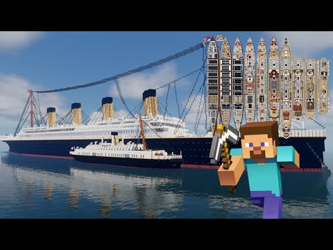 Depressed Ginger Explores Titanic in Minecraft! FULL INTERIOR