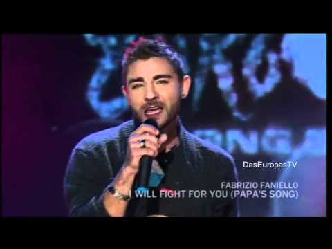 MSFE 2012 - Fabrizio Faniello - I Will Die For You (Papa's Song)