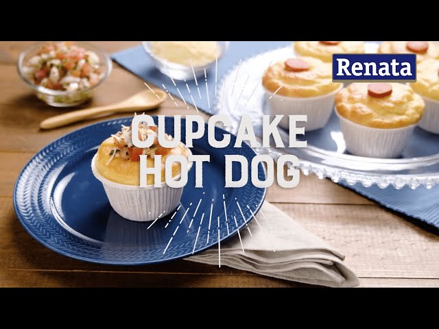 Cupcake hot dog