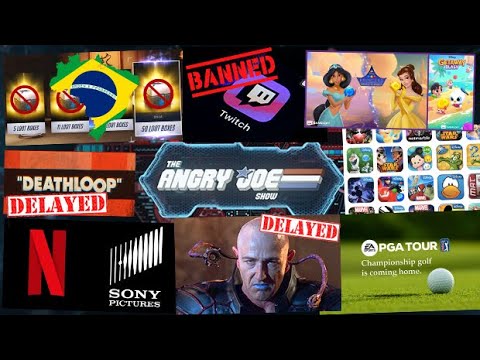 AJS News - EA gets PGA Golf, Netflix gets Sony Films, New Twitch Ban Policy, Brazil on Lootboxes