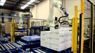 preview picture of video 'Kawasaki Robots palletise at Heinz Telford'
