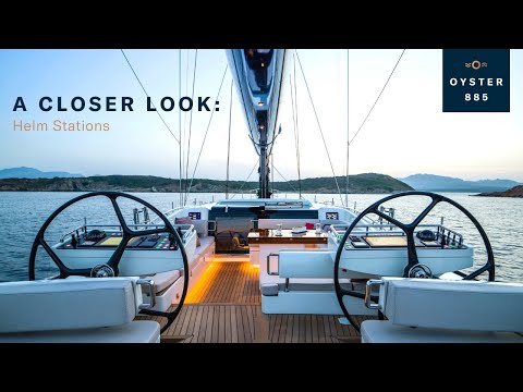A Closer Look: Oyster 885 Helm Position | Oyster Yachts