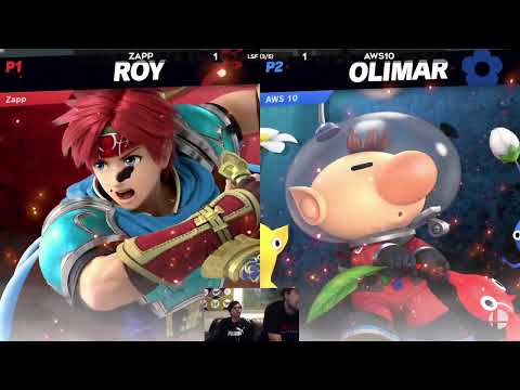 Driftwood Debauchery #53 Losers Semifinals - Zapp (Roy) vs AWS10 (Olimar) - SSBU Tournament